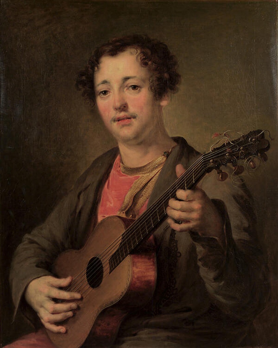 Василий Тропинин гитарист 1823